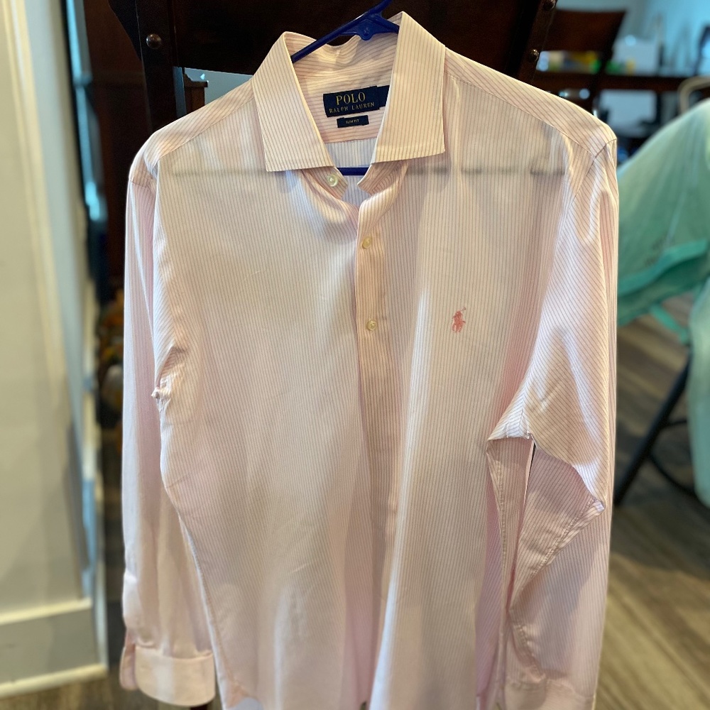 Men’s Polo button up dress shirt
